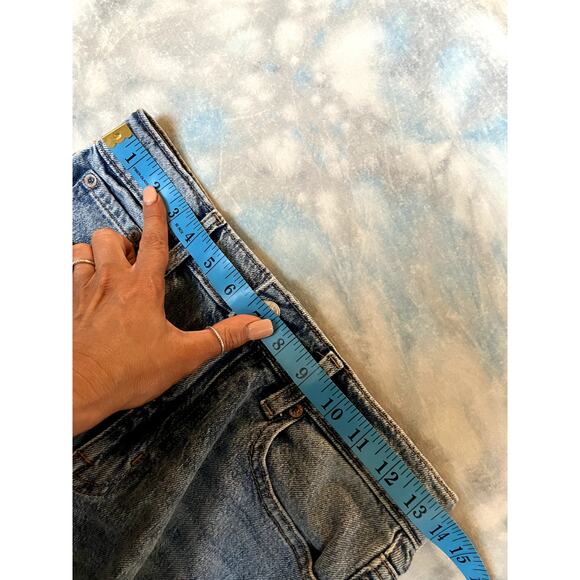 AEROPOSTALE High Rise Flare Jeans Ripped Denim Size 2 S Short - Picture 10 of 11